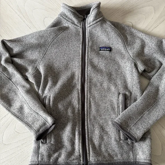 Patagonia Men’s Better Sweater Full Zip Synchilla Fleece Gray Jacket, SZ Small. - Picture 3 of 10